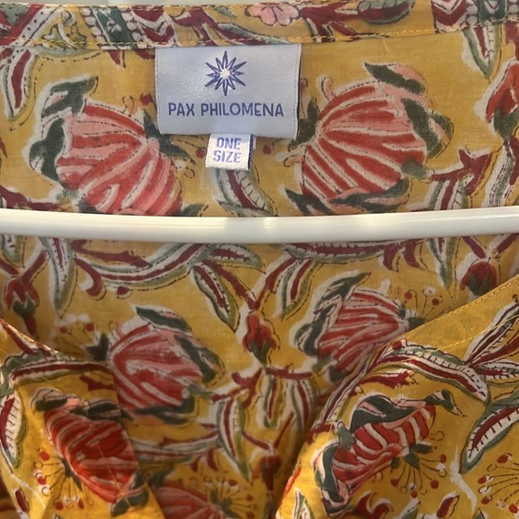 PAX PHILOMENA Sedona Short Kaftan Boho Cover Up One Size - Picture 2 of 9